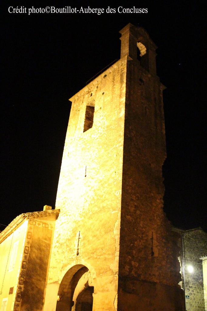 Clocher vue de nuit verfeuil