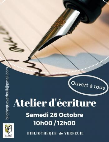 Atelier ecriture oct 19